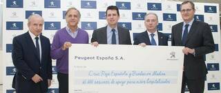 El cheque solidario de Peugeot