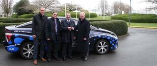 Toyota Mirai en el Parlamento Europeo