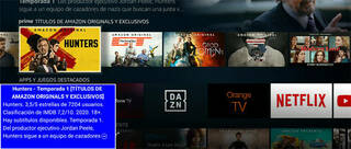 Banner de texto en Fire TV