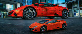 Puzzle del Huracan EVO en 3D