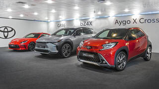 Toyota Aygo X Cross, bZ4X y GR86 a la vista 