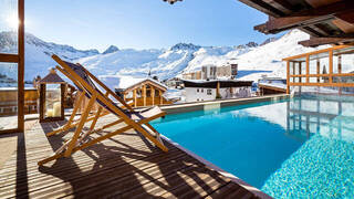 Les Etincelles, esquí de lujo en los Alpes